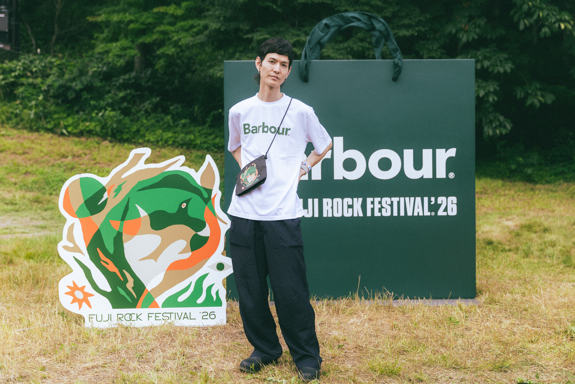 2E5A1244 バブアーがフジロック初参戦！ 苗場で出会う“夏のバブアー” ブースレポート＆アーティストスナップ
